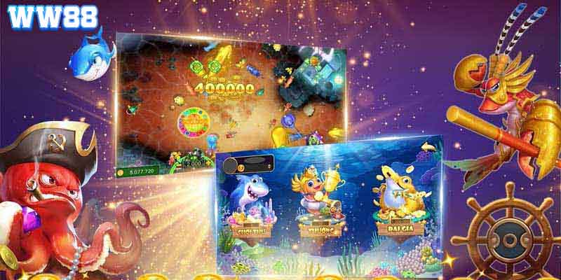 Bắn cá xu là trò chơi vô cùng thú vị và hấp dẫn tại WW88